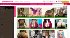 Desktop Screenshot of ebonywebcam.com